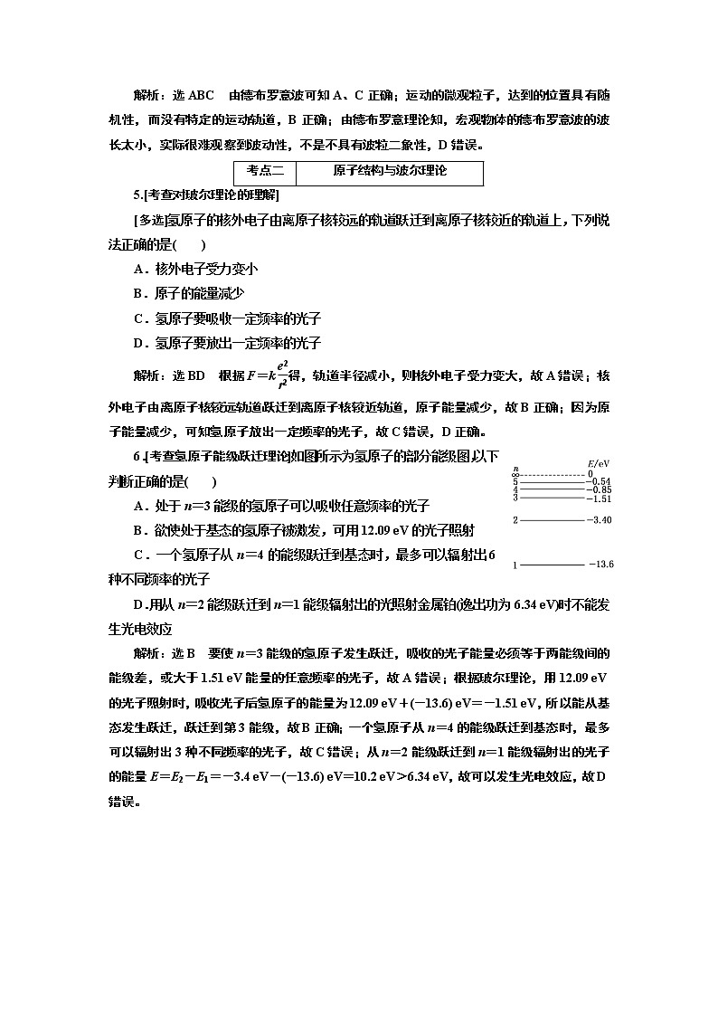 2019版二轮复习物理通用版讲义：第一部分专题五近代物理初步03