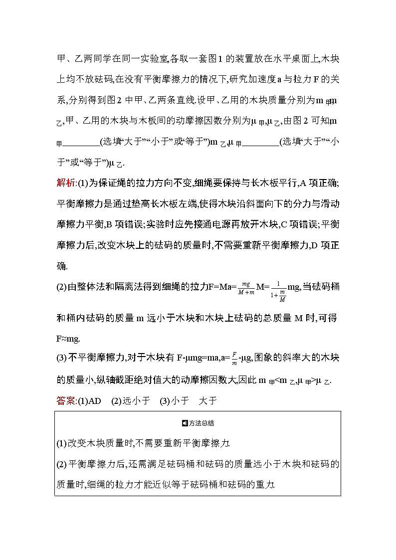 2021高考物理鲁科版一轮复习教师用书：第三章实验四　验证牛顿运动定律第3页