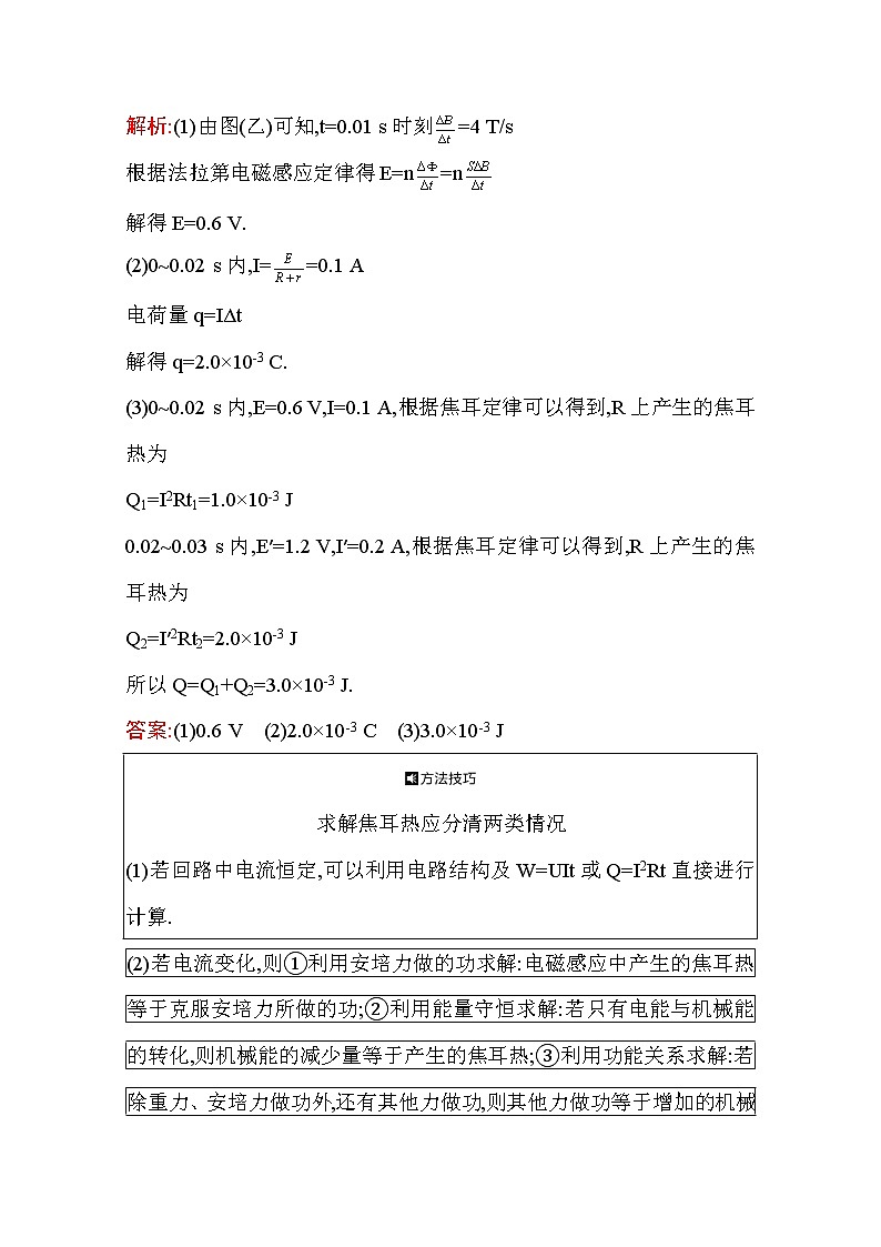 2021高考物理鲁科版一轮复习教师用书：第十章专题提升（十）　电磁感应的综合应用03