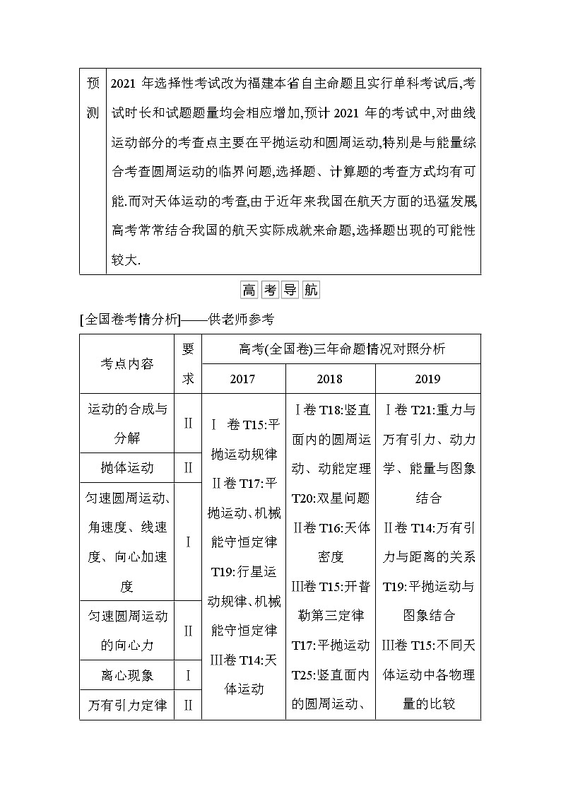2021高考物理鲁科版一轮复习教师用书：第五章第1节　曲线运动　运动的合成与分解02