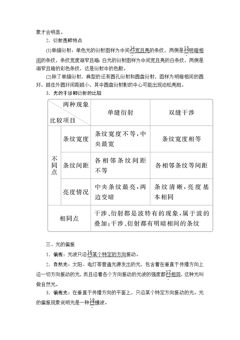 2020年高考物理一轮复习文档：第15章选修3-4第67讲 学案03