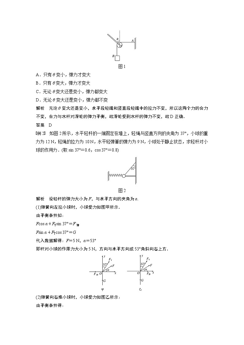 2020版物理新增分大一轮人教通用版讲义：第二章相互作用本章学科素养提升第2页