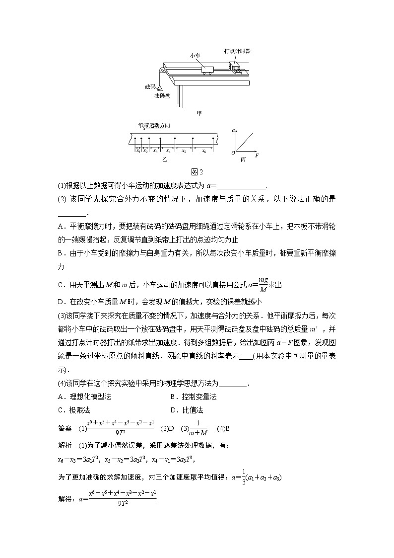 2020版物理新增分大一轮人教通用版讲义：第三章牛顿运动定律实验四第3页