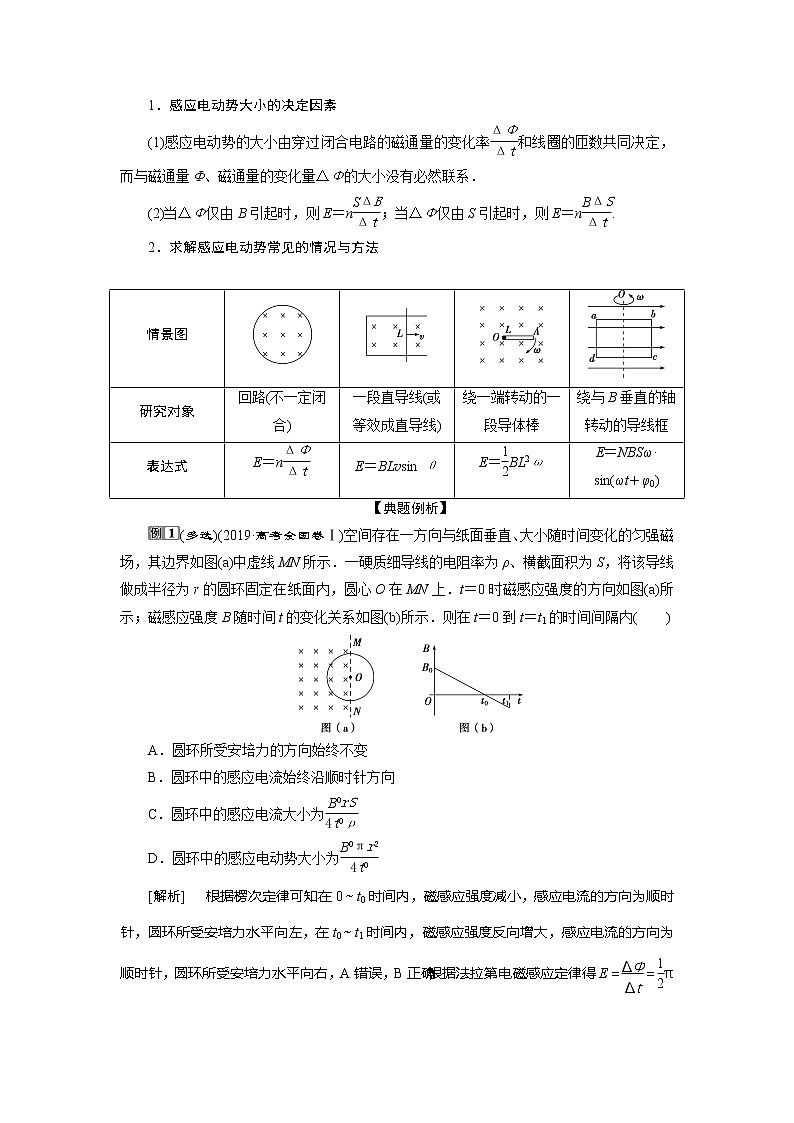 2021版高考物理（基础版）一轮复习学案：第十章　2第二节　法拉第电磁感应定律　自感　涡流03