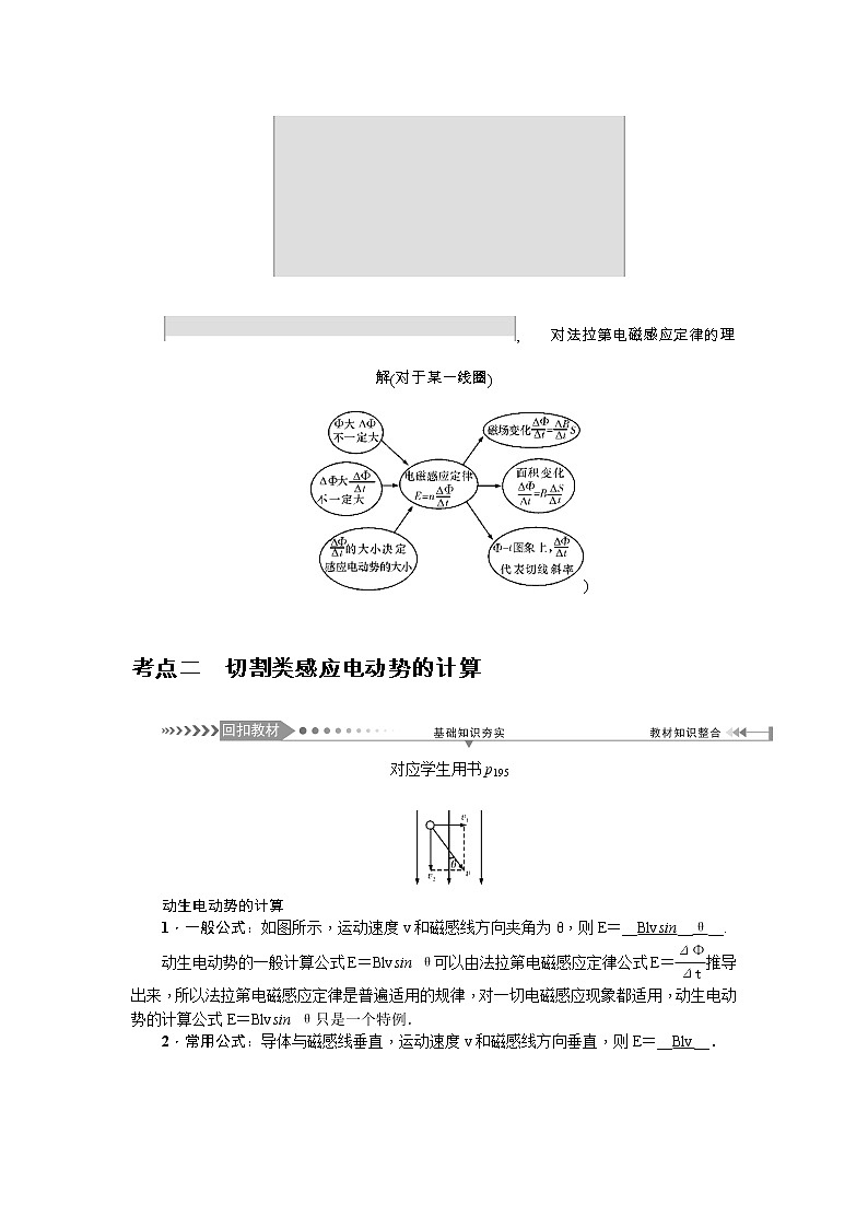 2021版一轮复习名师导学物理文档：第10章　第2节　法拉第电磁感应定律 学案03