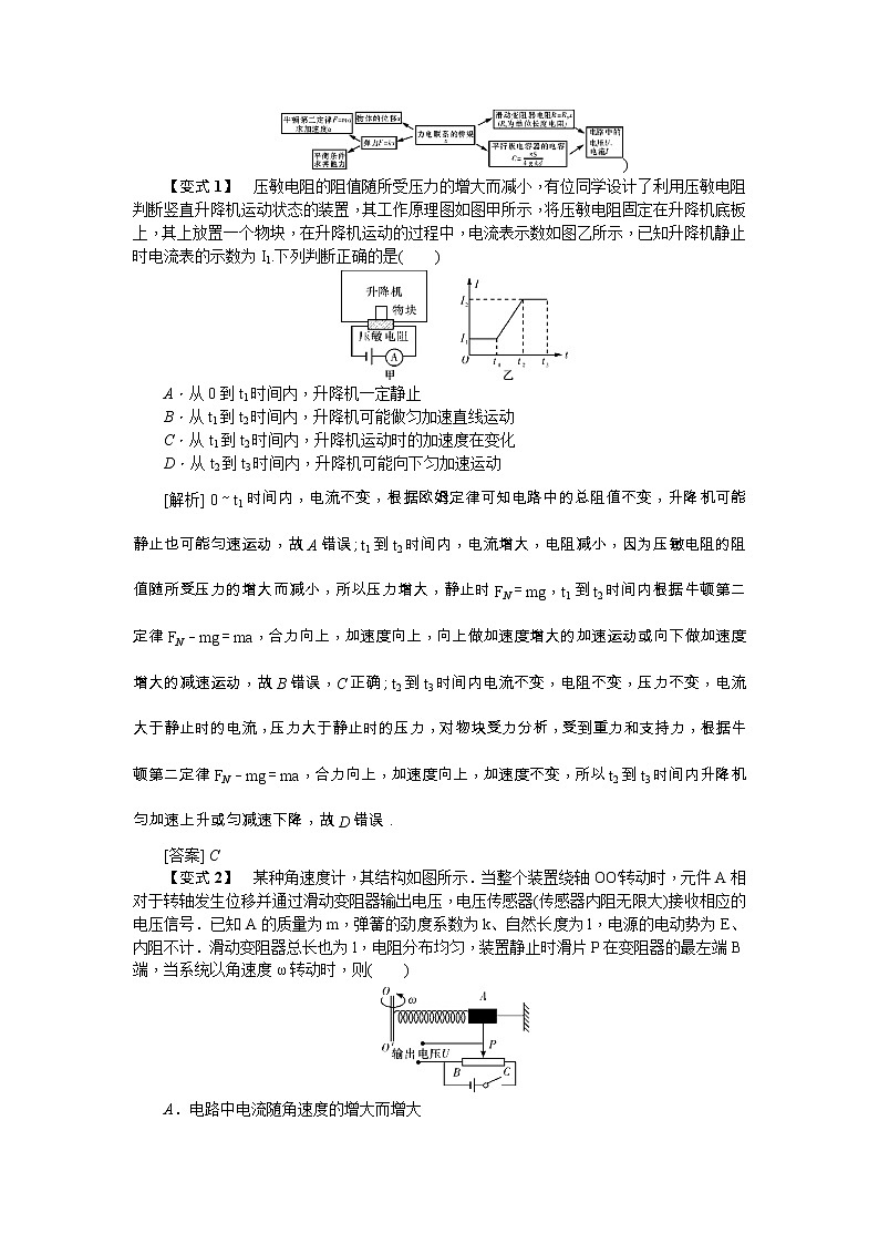 2021版一轮复习名师导学物理文档：第11章　第3节　实验：传感器的简单应用 学案03