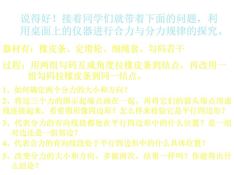 新人教版必修1：3.4《力的合成》课件（共18 张PPT）第7页