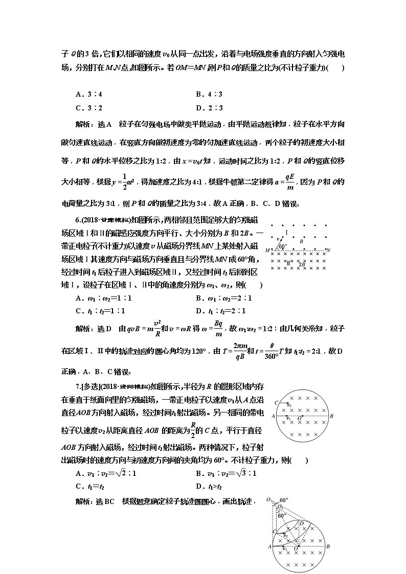 2019版高考物理二轮复习专题检测：15巧用“类平抛、圆周”解决电偏转、磁偏转问题(含解析)03