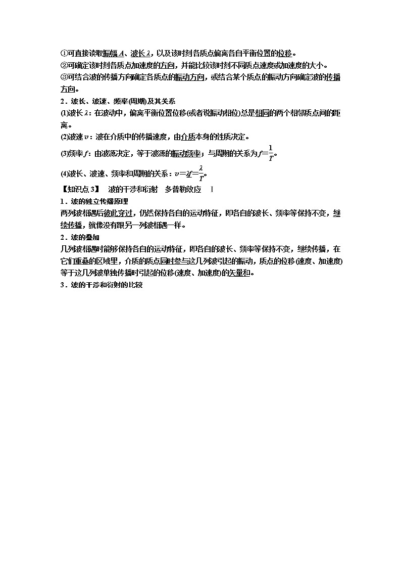 2019届高考物理一轮复习讲义：第15章 第2讲　机械波(含答案)02