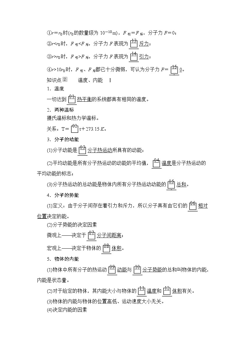 2020高考物理一轮复习学案：第十三章第1讲分子动理论　内能03