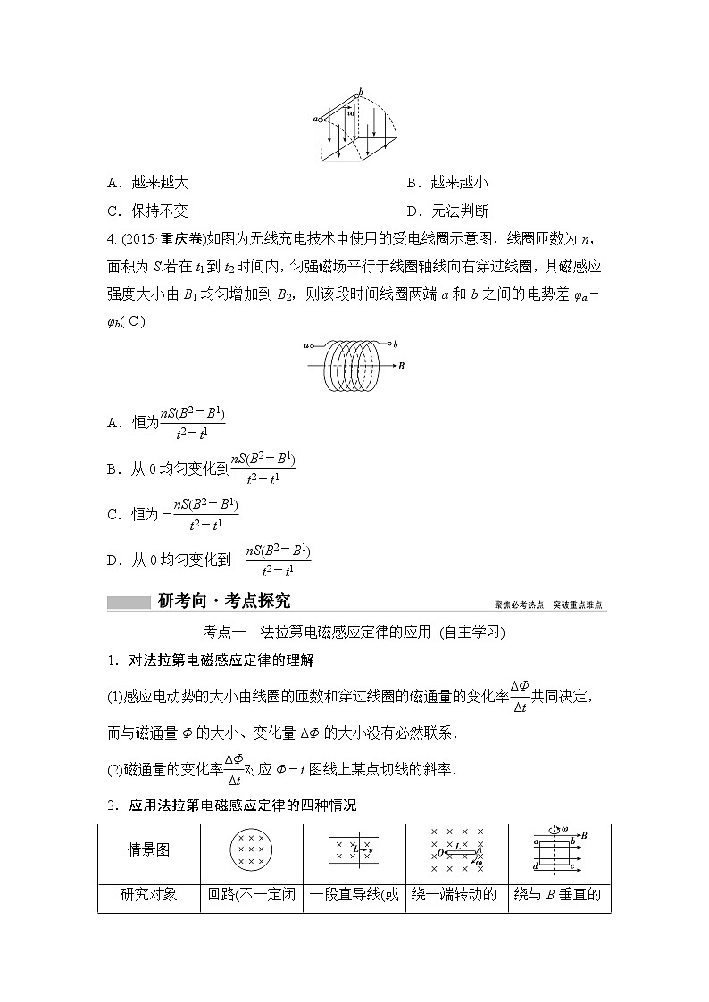2020年高考物理新课标第一轮总复习讲义：第十章第二讲　法拉第电磁感应定律　自感　涡流02