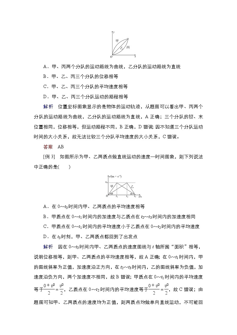 2021届高考物理人教版一轮创新教学案：热点专题1　第3讲　运动图象　追及相遇问题03