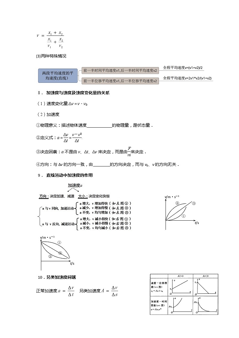 安徽省芜湖市第一中学高考物理一轮复习讲义：第一章第1讲直线运动的描述第3页