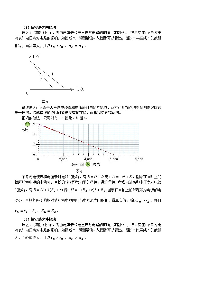 2020_2021年高考物理实验方法伏安法含解析 试卷02