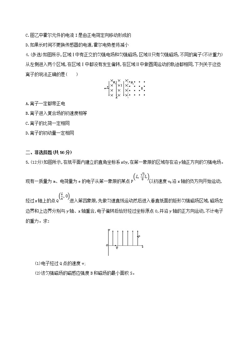 2019高考物理二轮复习第11讲 带电粒子在复合场中的运动 专题训练(含解析)02