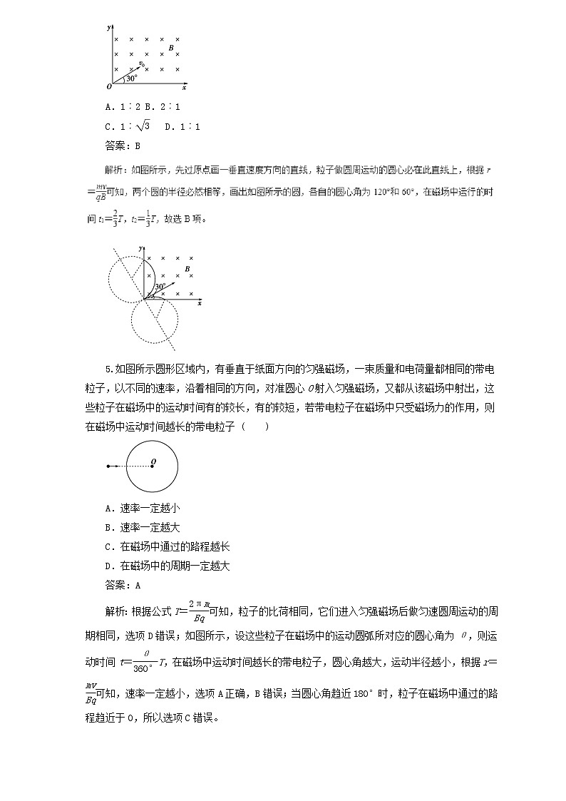 2019届高考物理二轮复习题型专练 8.2磁吃运动电荷的作用(含解析)02