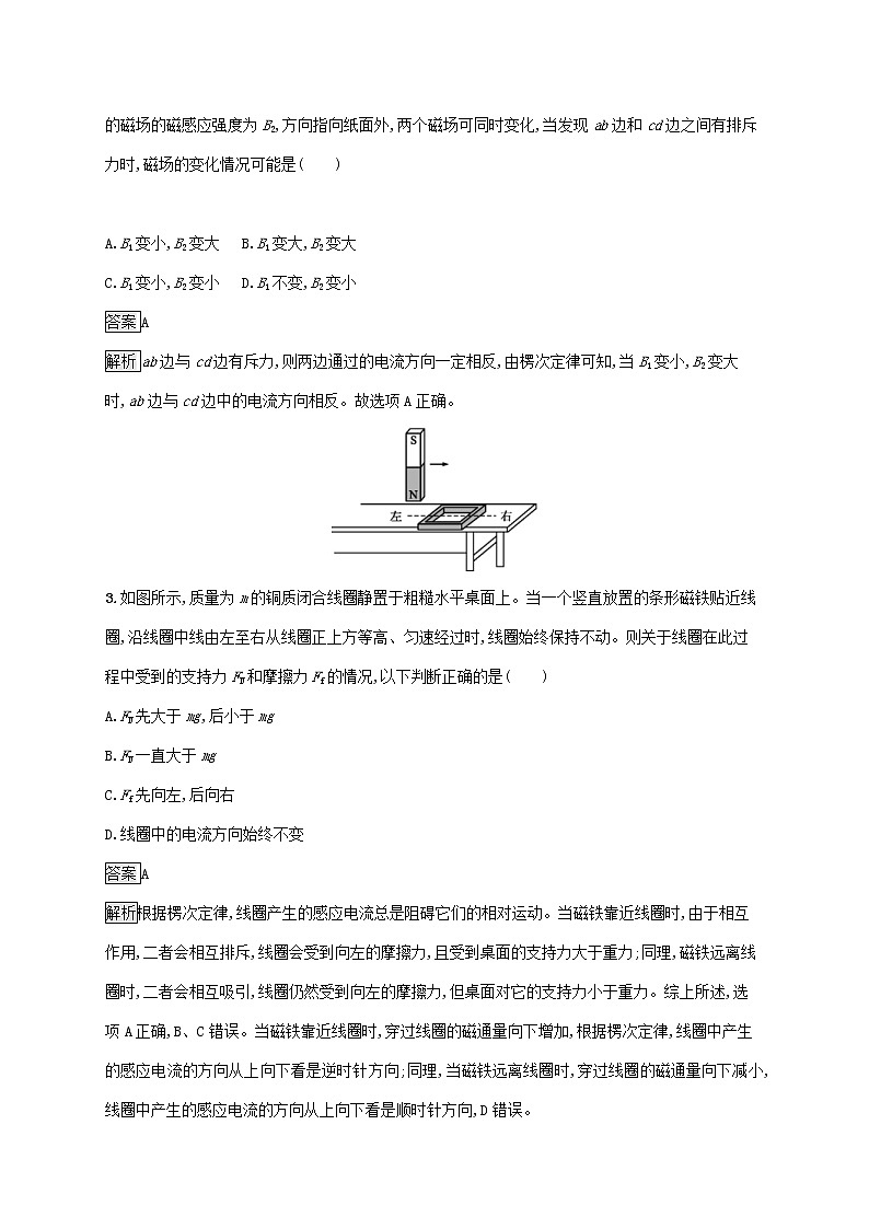 2020版高考物理一轮复习单元质检10 电磁感应(含解析)02