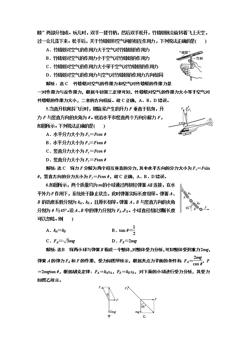 章末综合检测(三)　相互作用——力02
