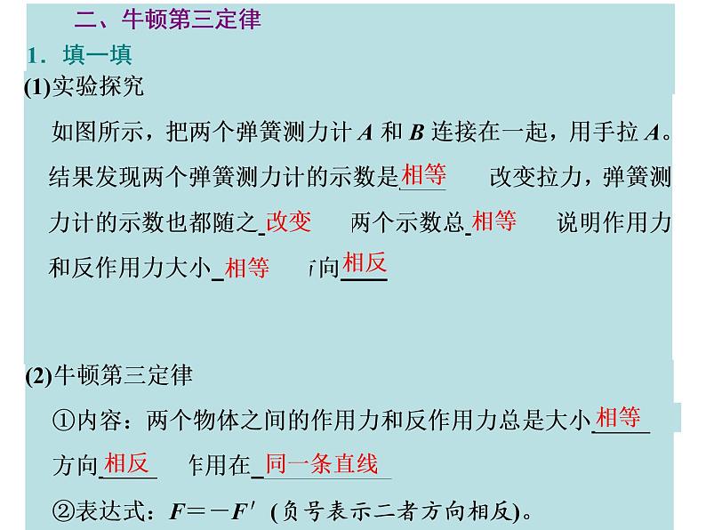 3.3牛顿第三定律—【新教材】人教版（2019）高中物理必修必修第一册课件07