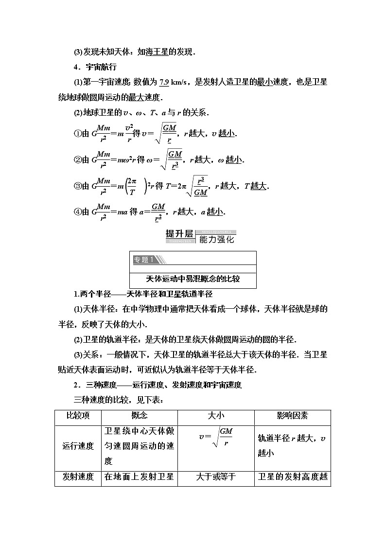 人教版（2019）高中物理必修第二册第7章 章末复习检测02
