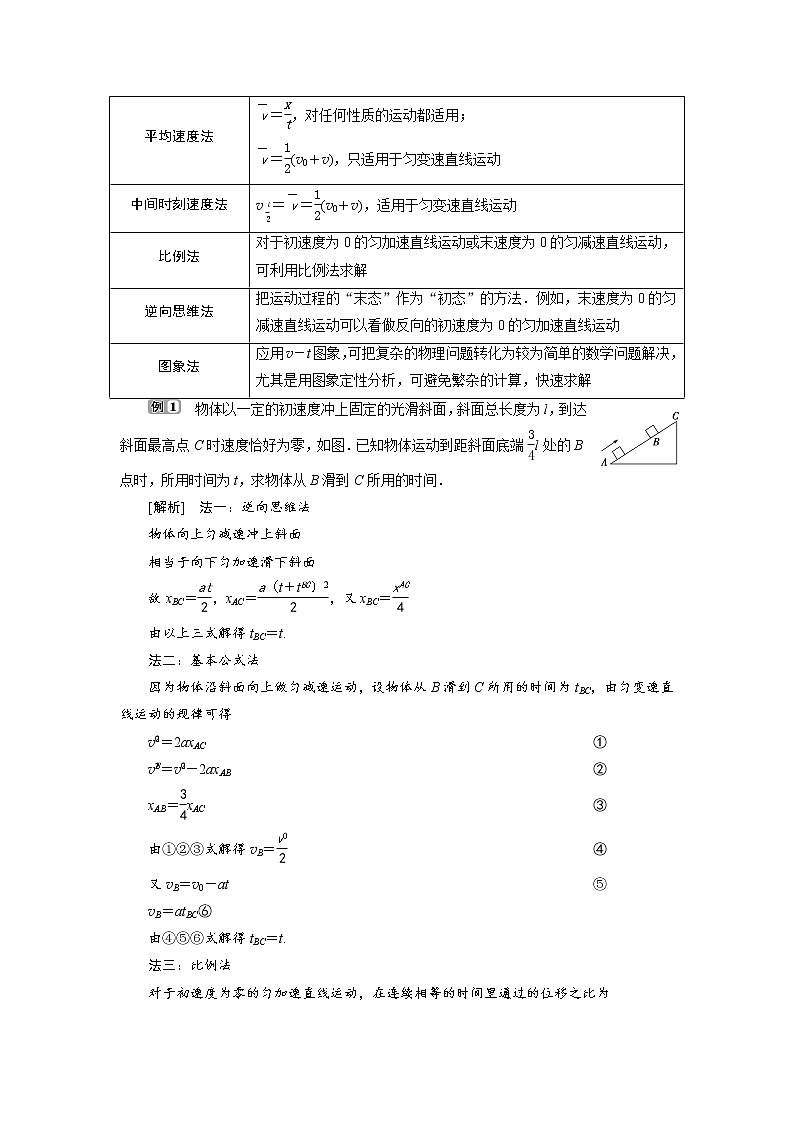 人教版（2019）高中物理必修第一册第二章7 章末优化总结第2页