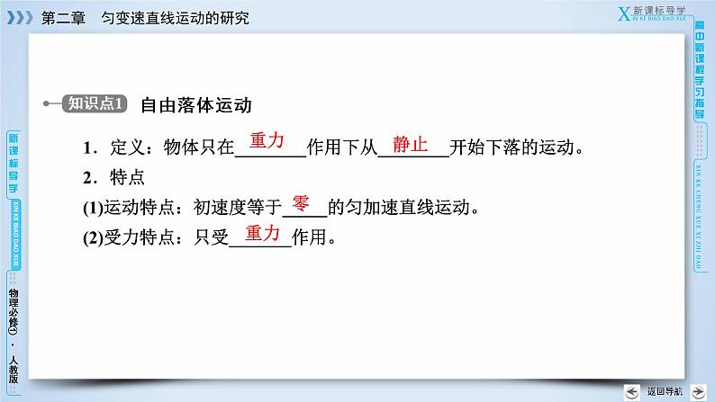 第2章 5、6自由落体运动6　伽利略对自由落体运动的研究 课件07