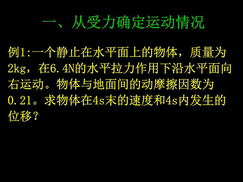 4.6 用牛顿定律解决问题（一）PPT课件04