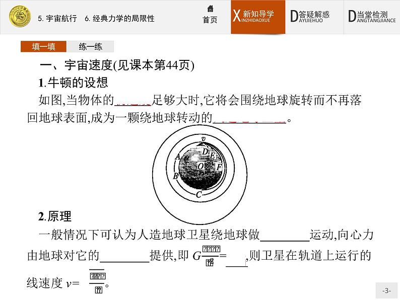 6.5-6.6 宇宙航行　经典力学的局限性 PPT课件03