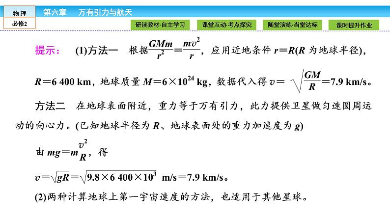 6.5 宇宙航行 PPT课件第7页