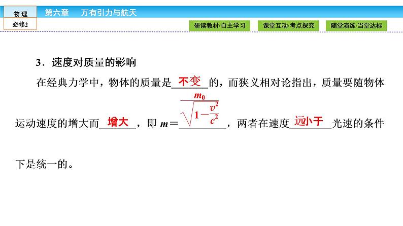 6.6 经典力学的局限性 PPT课件05