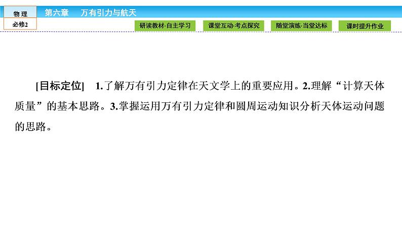 6.4 万有引力理论的成就 PPT课件02