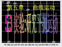 高中物理人教版 (新课标)必修23.实验：研究平抛运动…教学演示课件ppt