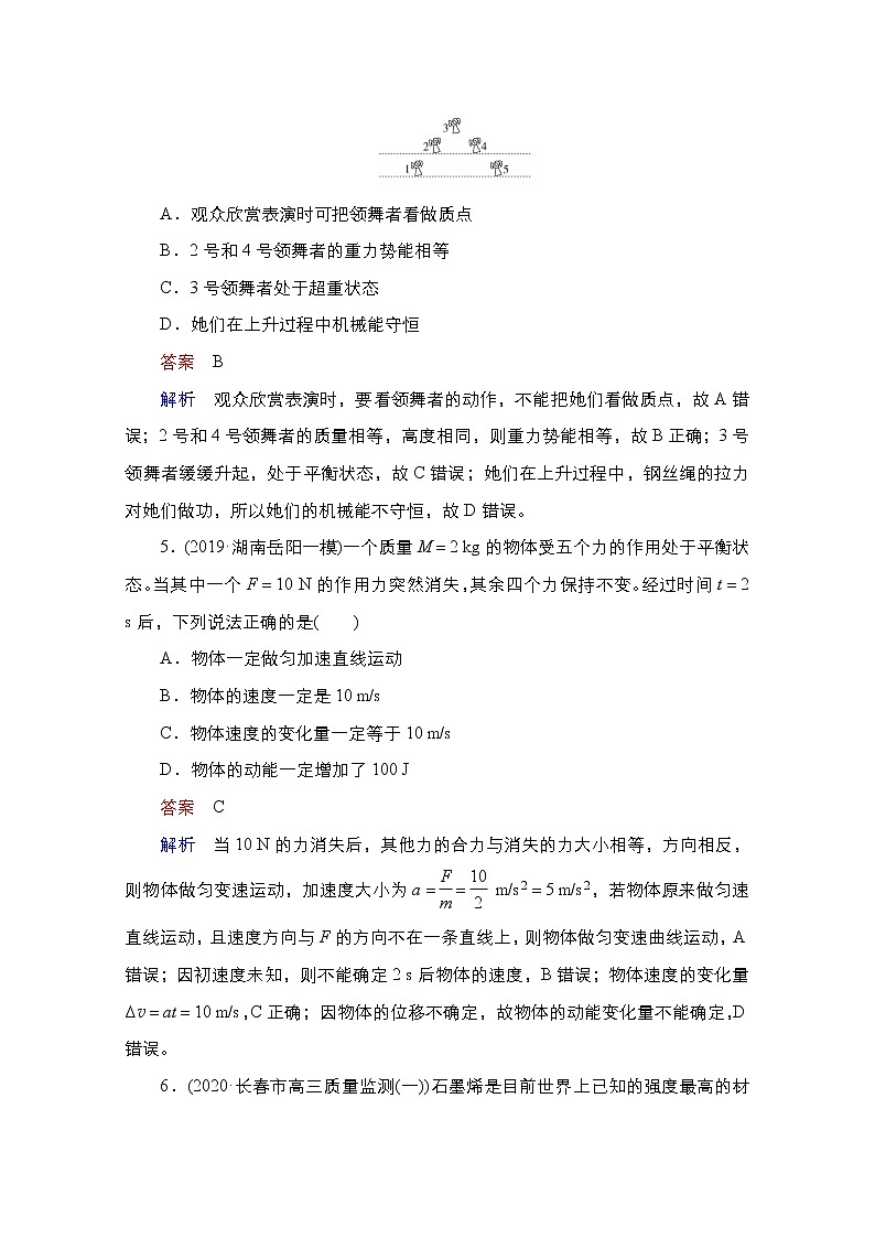 2021届高考物理通用一轮练习：综合模块检测1　力学部分03