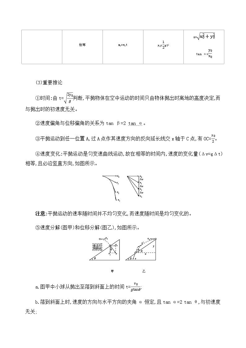 2020届高考物理课标版二轮复习训练题：基础回扣2二、曲线运动与万有引力 Word版含解析03