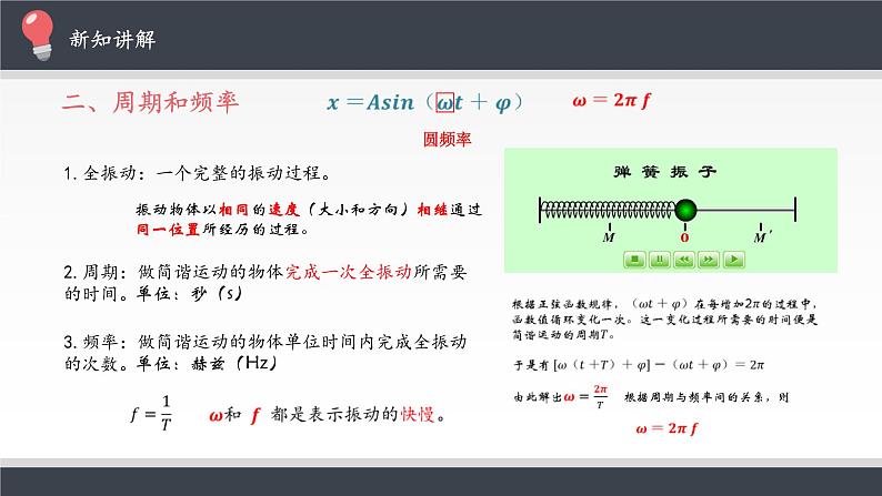 第二章  机械振动 简谐运动的描述 PPT课件04