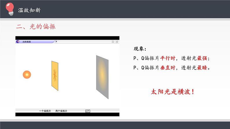 第四章　光  光的偏振  激光 PPT课件07