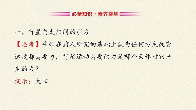 第七章 万有引力与宇宙航行  7.2万有引力定律  （课件）03