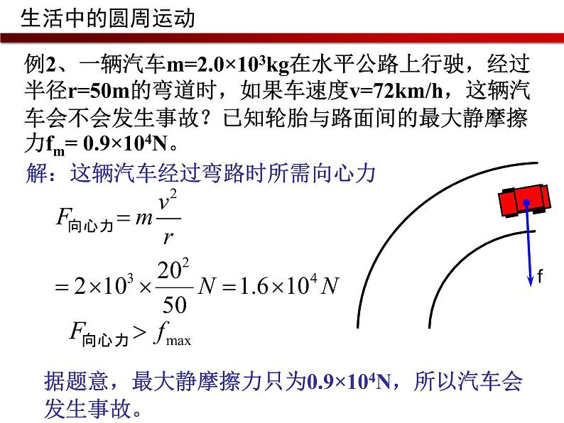 专题5.7 生活中的圆周运动-高一物理课件精选（人教版必修2）08