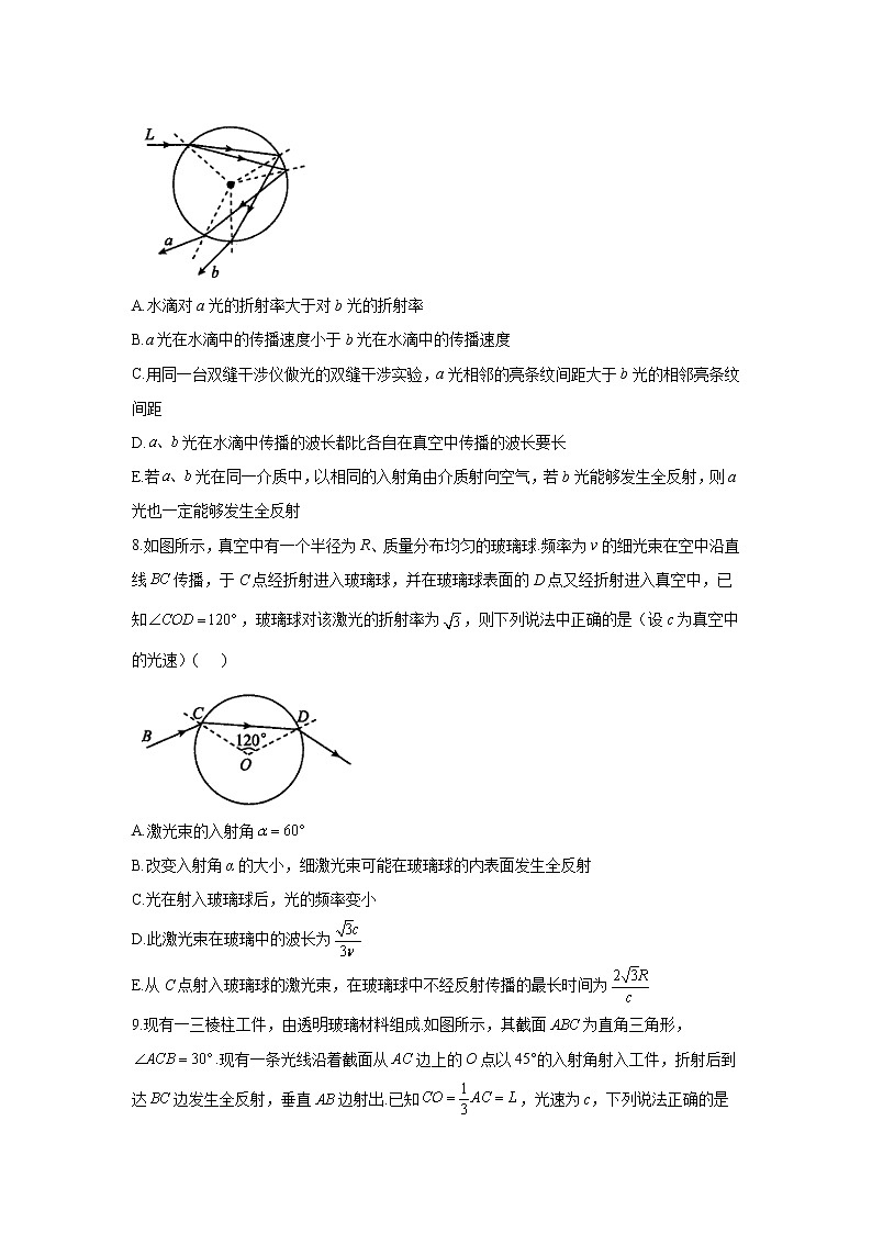 2021届高考物理二轮复习专题强化双击训练 专题十六 选修3-4 A卷03