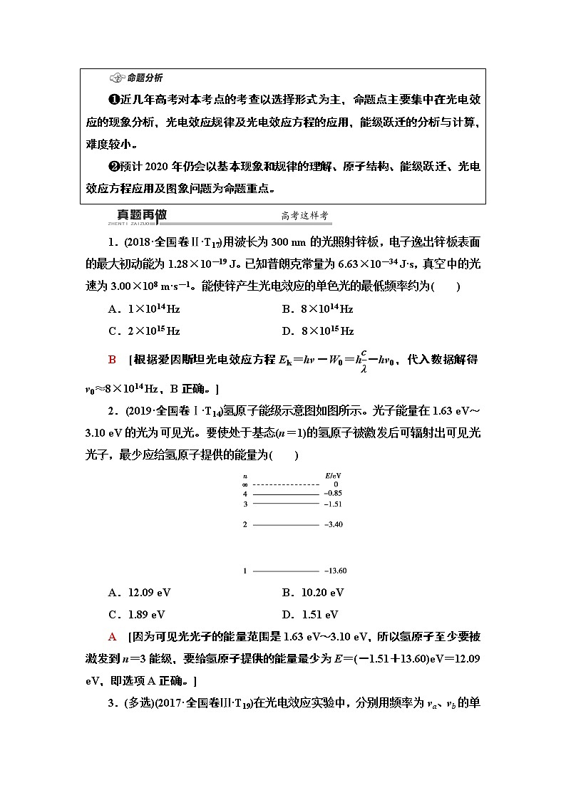 2020 第1部分 专题5  近代物理初步第2页