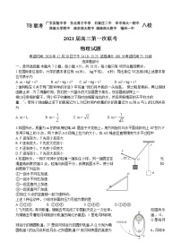 全国新课改省区T8联考2021届高三上学期12月第一次联考 物理 (含答案)