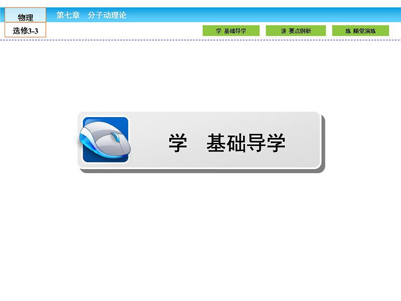 （人教版）高中物理选修3-3课件：7.2分子的热运动03