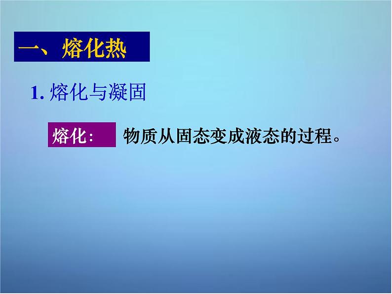 高中物理 第九章 第四节 物态变化中的能量交换课件 新人教版选修3-304