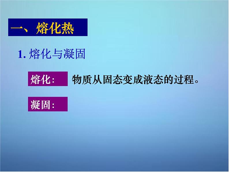 高中物理 第九章 第四节 物态变化中的能量交换课件 新人教版选修3-305