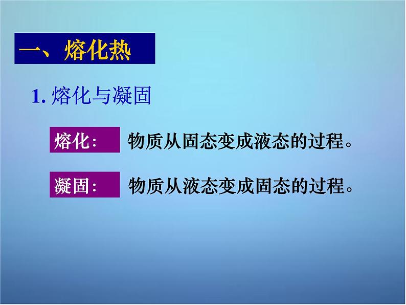 高中物理 第九章 第四节 物态变化中的能量交换课件 新人教版选修3-306