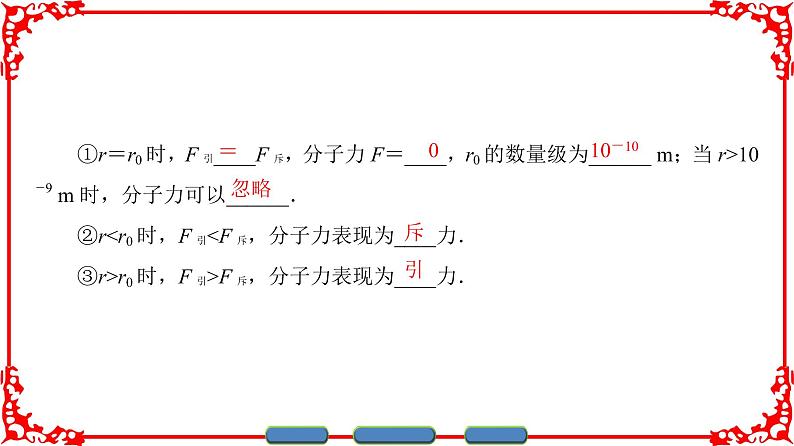 高中物理人教版选修3-3（课件）第七章 分子动理论 307