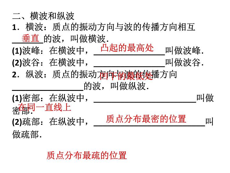 优化方案物理：12.1 波的形成和传播 课件（人教版选修3-4）第7页