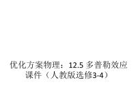 物理选修35 多普勒效应教课内容课件ppt