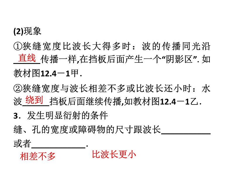 优化方案物理：12.4 波的衍射和干涉 课件（人教版选修3-4）第6页