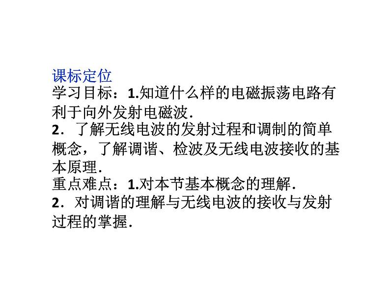 优化方案物理：14.3 电磁波的发射和接收 课件（人教版选修3-4）04